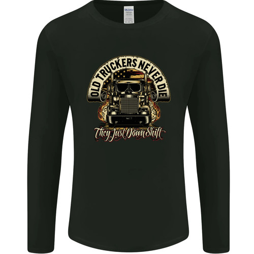 Old truckers never die lorry - truckers,