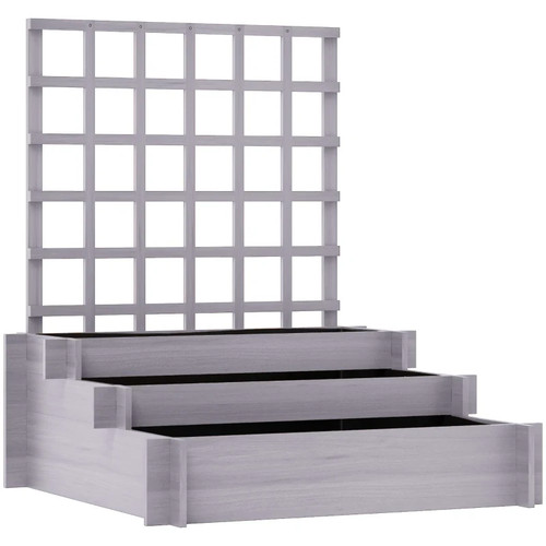 Tier wooden garden planters - wooden,