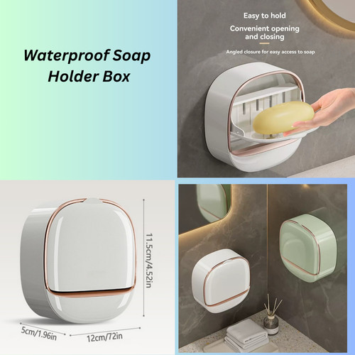 Waterproof soap holder box - holder, –