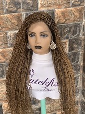 Tangle Free Boho Knotless Braided Wig Box braids Full lace braids wig Senegales