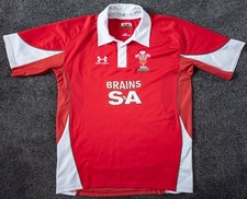 Wales Rugby WRU Under Armour 2008 10 Home Shirt / L Large