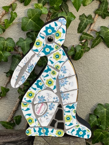 Handmade mosaic moon - handmade, gazing