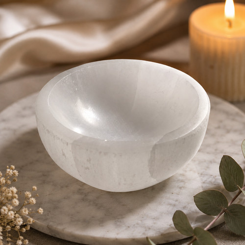 Moroccan selenite charging - moroccan,
