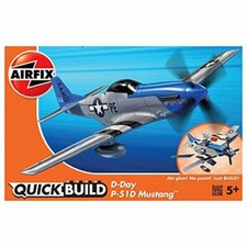 AIRFIX QuickBuild D-Day P-51D  Mustang J6046 Aircraft Model Kit