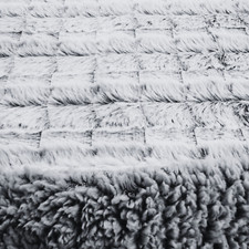 Faux Fur Fleece Throw Soft