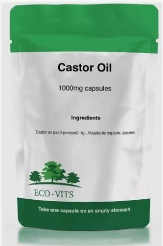 Castor oil 1000mg capsules - castor, –
