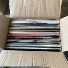 50x Mixed Genre Vinyl Records