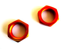 BAJA ORANGE WHEEL NUTS  24mm 