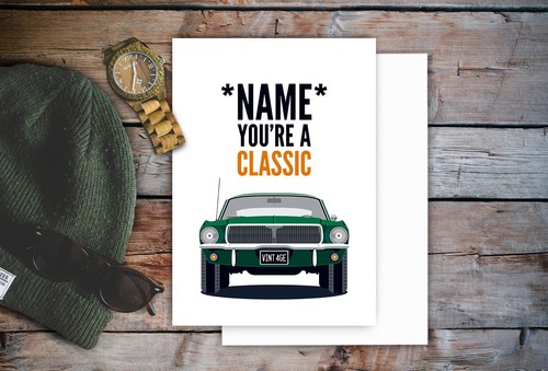 Personalised bullitt mustang - personalised,