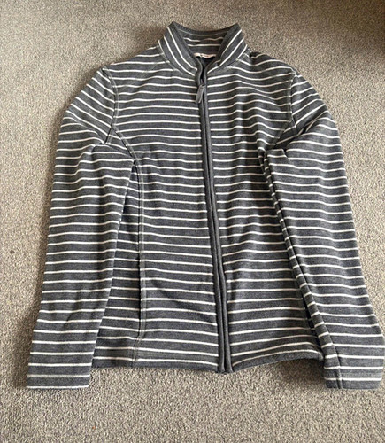 Woman grey white striped - woman,