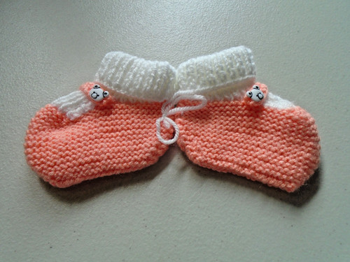 Pair peach coloured - of,
