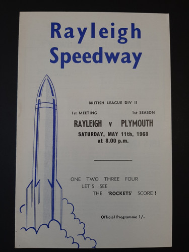 Speedway programme rayleigh - speedway,