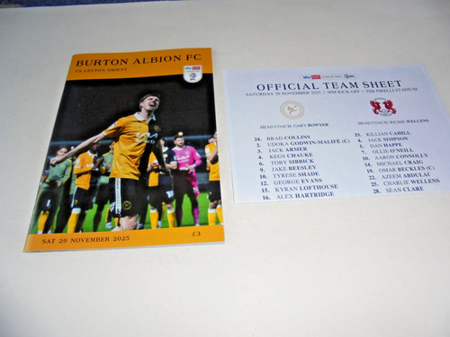 2025 burton albion home - 2025/26,