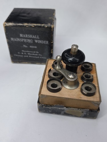 Marshall mainspring winder - c&e,