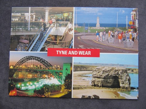 Postcard tyne and wear - of,