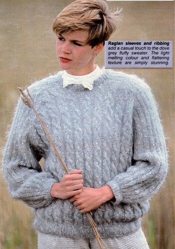 Lady sweater knitting - lady's,