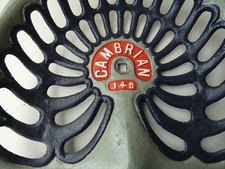 CAST IRON TRACTOR   IMPLEMENT   SEAT   VINTAGE CAMBRIAN 148