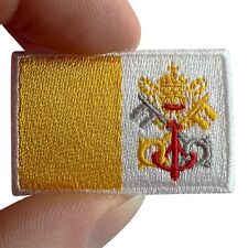 Mini Vatican City Flag Patch