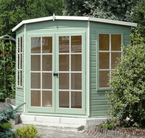 8ft corner summerhouse garden - corner,