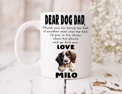 Dog dad springer - spaniel, mug