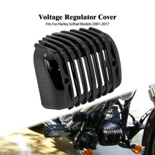 Black Voltage Regulator Cover Fairing For Harley Softail Breakout Fat Boy 01-17