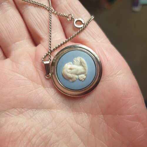 Vtg sky blue jasperware - vtg,