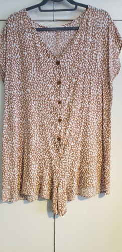 Primark leopard print playsuit - leopard,