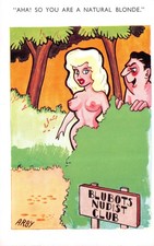 MIXED COMIC POSTCARD NUDIST