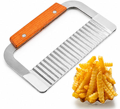 Crinkle cutter wavy potato - wavy,