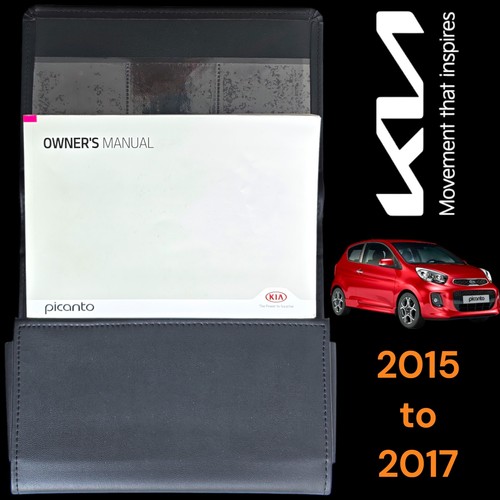 Kia picanto owners manual - kia,