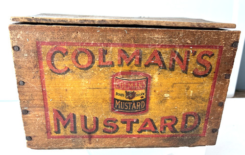 Vtg colman mustard painted - vtg,
