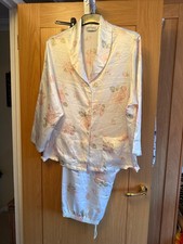 M&S Silky flower pyjamas size 20/22