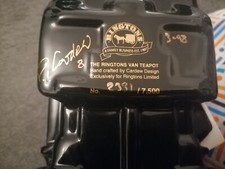 Ringtons Novelty Delivery Van Teapot, Limited Edition, Signed by Paul Cardew