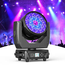 UKING 380W LED Zoom Moving Head Stage Light RGBW DMX Beam Wash Lighting Disco