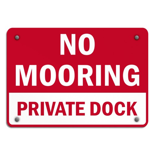 Aluminum horizontal metal sign - aluminum,