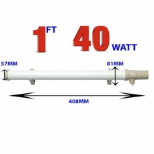 Tubular heater with - heater, in