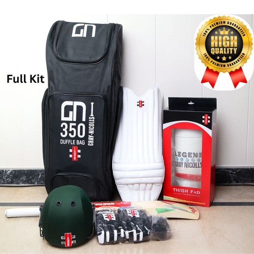 Adult cricket kit with bag - kit,
