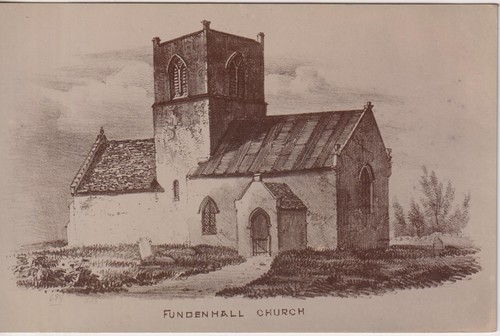 Norfolk fundenhall church - fundenhall,