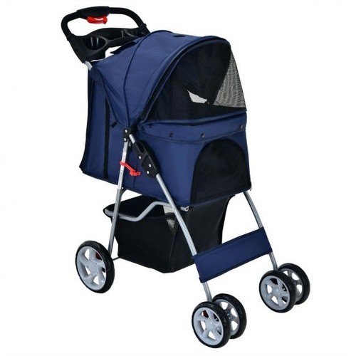 Wheel folding pet stroller - pet,