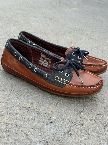 Sebago leather boat shoes - leather,
