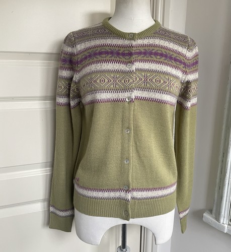 Country rose fairisle cardigan - fairisle,