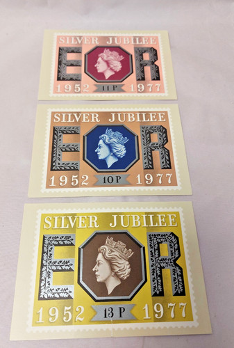 Vintage silver jubilee stamps - vintage,
