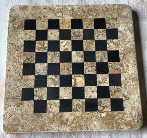 Chess board inlaid - board, solid