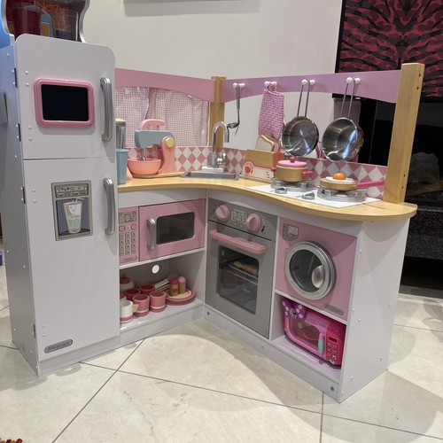 Kidkraft wooden play kitchen - wooden,