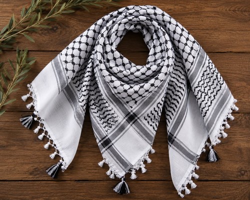 Palestinian keffiyeh scarf - keffiyeh,