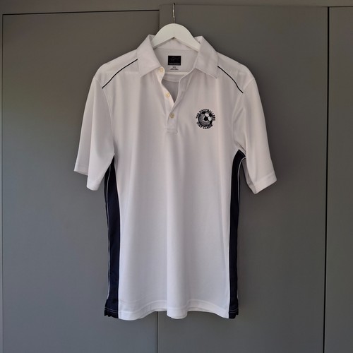 Greg norman white golf polo - golf,
