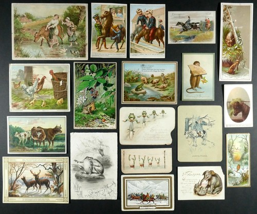 Antique victorian scraps - antique,