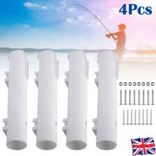 4PC Boat Fishing Rod Holder Boat Marine Tube Rod Holder Slotted Rod Holders Kits