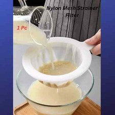 Fine Kitchen Nylon Mesh Strainer Filter Sieve Soymilk Filter Juice Filte