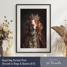 Royal Dog Portrait Print